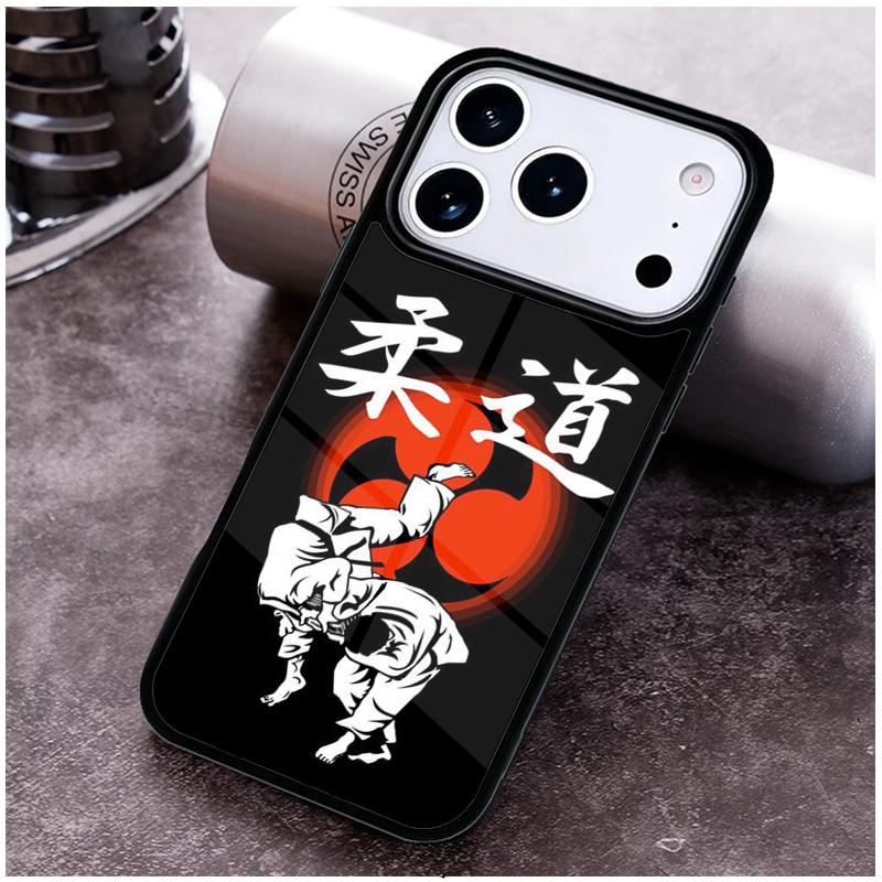 Чехол для телефона Judo BJJ Jiu Jitsu для iPhone 17 16 15 Pro Max Air 14 13 12 11 Plus Ударопрочный чехол
