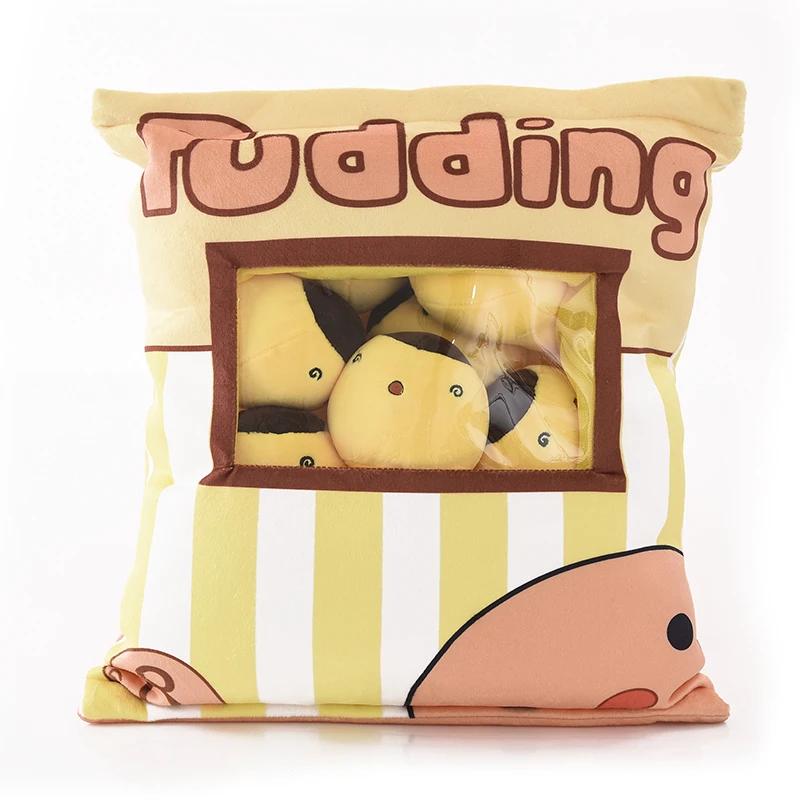 A Large Bag of Cat Rabbit and Pig Snacks Throw Pillows Plush Toys Doll Soft Stuffed Animal Gifts for Kids and Girls
