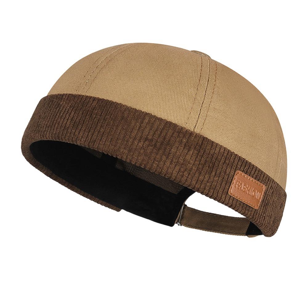 Вельветовая кепка Docker, регулируемая шапочка-бини, новая тюбетейка в стиле хип-хоп, унисекс