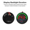 Mini Smart Battery Monitor Round Battery Tester Professional Battery Voltmeter