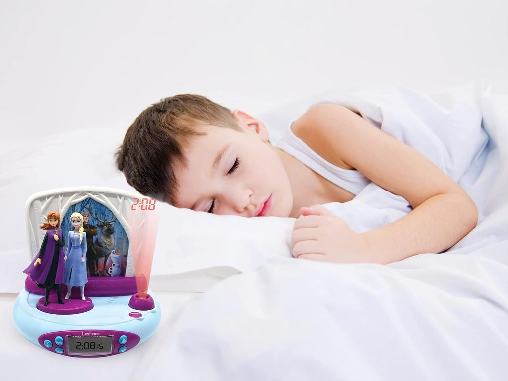Lexibook Projector Alarm Clock with Sound Frozen Digital Clock Table Clock RP510FZ Genuine Product