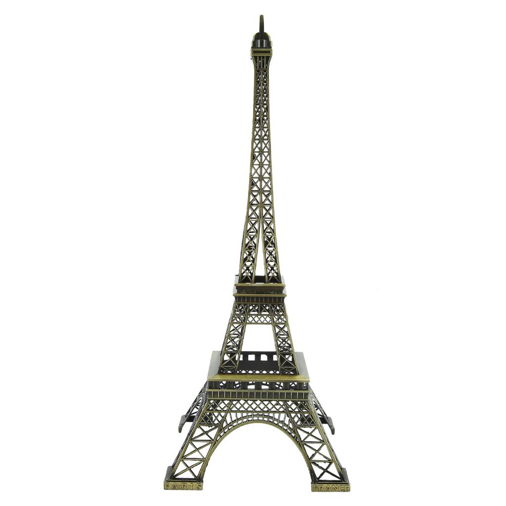 38cm Unique Iron Tower Model Statue Decor Household Craft Home Decoration Birthday Gift