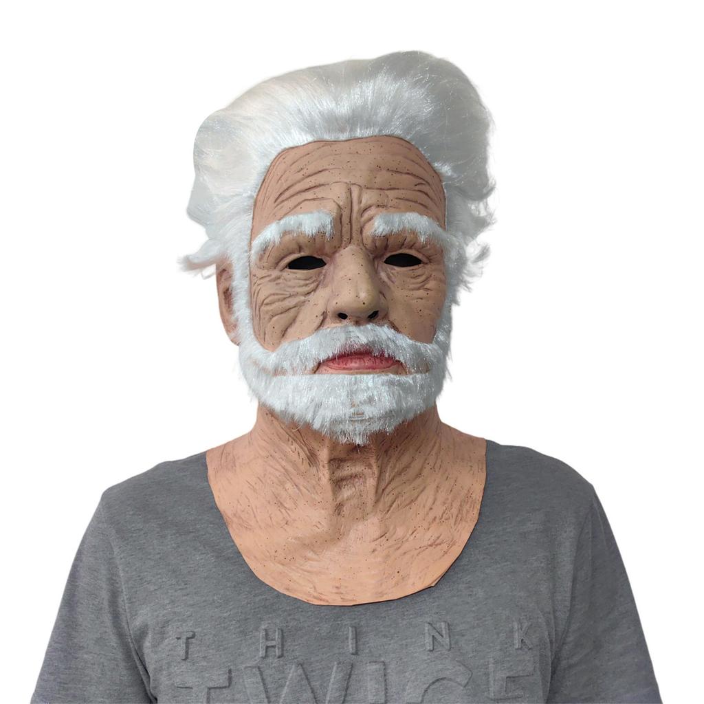 Another MeThe Elder Halloween Holiday Supersoft Old Man Adult Mask