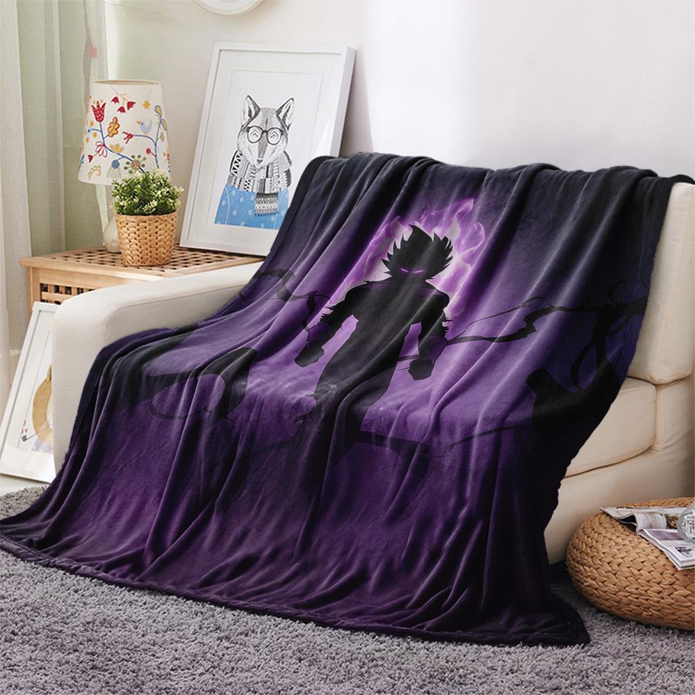 Dragon Ball Print Flannel Blanket, High quality Comfortable for All Seasons, Home Decor, Warmth and Comfort