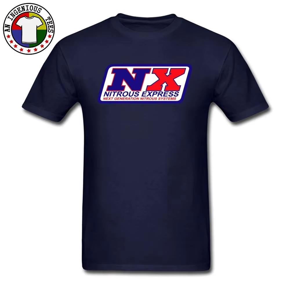 2026 New Nitrous Express Logo Designers Tshirts For Printed Brand Street Crew Neck Cotton Fabric Fashion Tshirt Custom