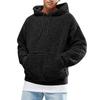 Fleece Hoodie for Men Sherpa Lined Sweatshirt Warm Casual Pullover Winter Thick Coat
