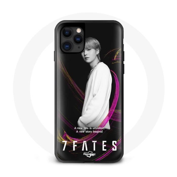 Case for Iphone 12 Pro Bangtan Sonyeondan 7 Fates Chakho with BTS Suga Concept Photo