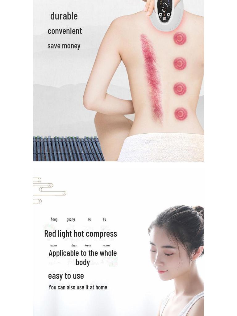 Smart Rechargeable Meridian Heating Cupping Massager