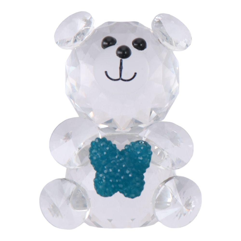 Bear Crystal Bear Figurine Collection Colorful Pretty Glass Ornament Cute Bear Statue  Home