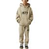 Fear of God Essentials Коллекция 1977 SS22 Худи с графическим принтом Детские Топы Пшеничный FOG-SS22-306