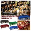 Скатерть на выпускной 2026 Одноразовая пластиковая скатерть для украшения выпускного вечера Школьных мероприятий и собраний