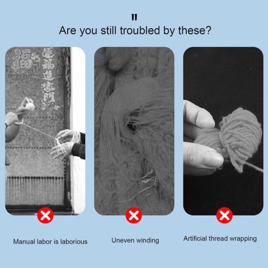 Yarn Ball Winder for Crocheting Wool Winder with Adjustable Table Clamp Hand Operated Yarn Cake Maker Gift for DIY Enthusiasts