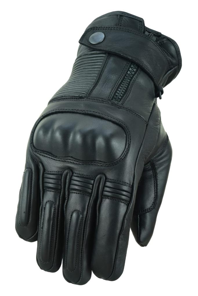 GearX Sniper Leather Motorbike Gloves Thermal Waterproof Winter Protection