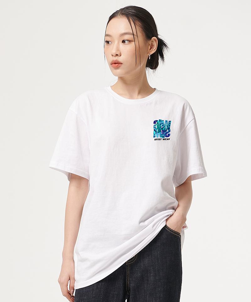 ARTISTWEAR [Atw] Летняя пляжная футболка с коротким рукавом