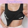Nylon Spandex Solid Color Design Ladies Tank Top With Builtin Bra For Summer Casual Wear