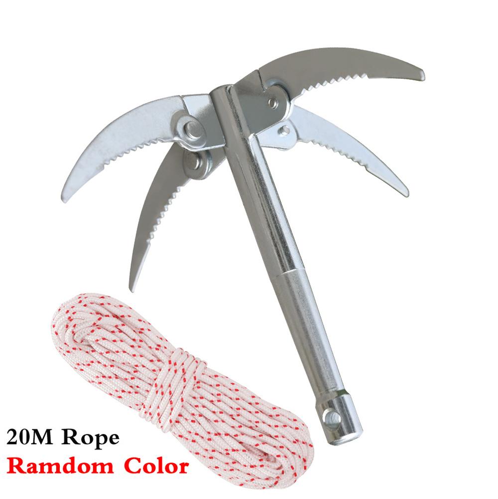 Складной 4-лапый якорь Коса Машина для резки водных растений Травы Острый нож Садовые инструменты Рыболовные аксессуары Снасти Новый