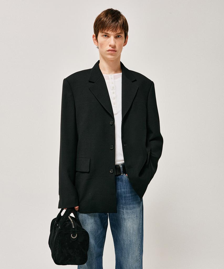 Labelarchive Aiden Single Jacket Black