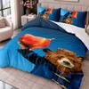 Paddington 3Pcs Bedding Set Duvet Cover With Two Pillowcases For Bedroom Home Decoration