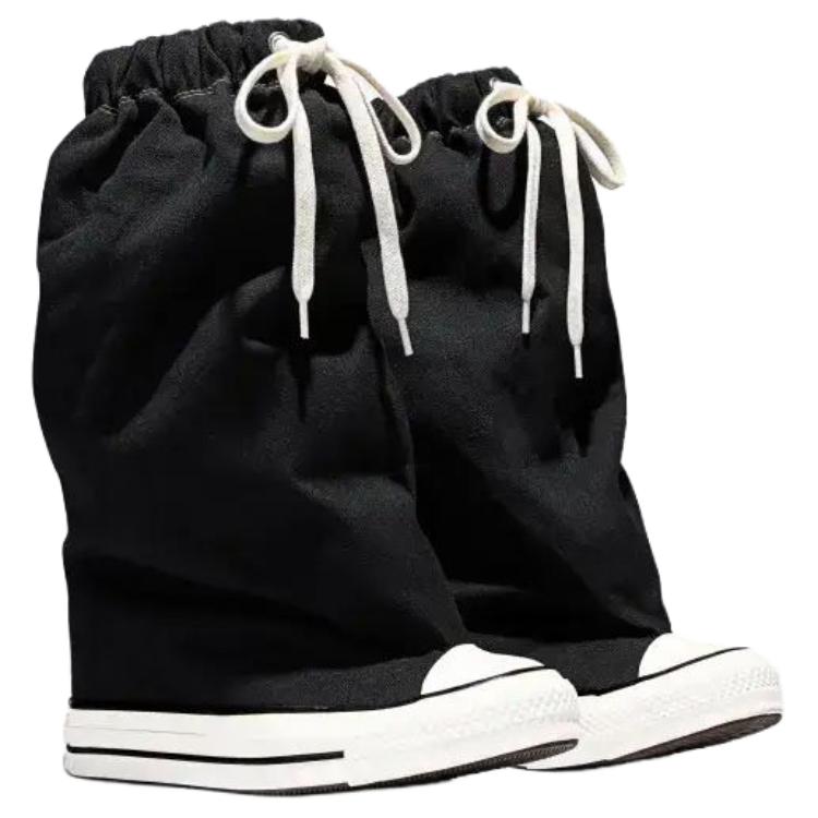 Vaquera x Converse Chuck Taylor All Star XHi Slouch Wedge Черные Женские Кроссовки Белый Egret A17687C