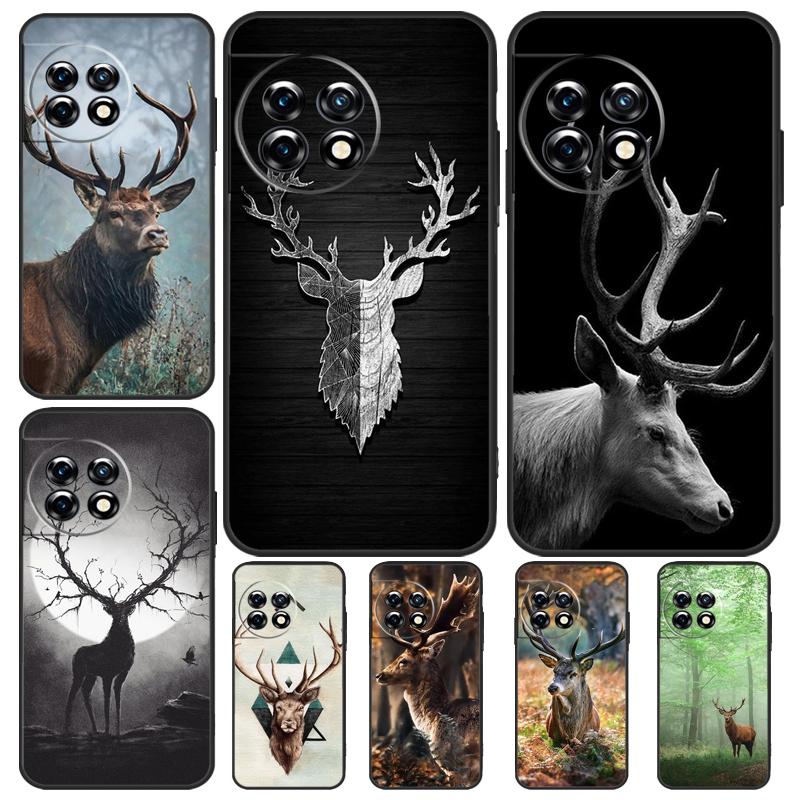 Deer Case For OnePlus 10 Pro 8 9 11 8T 9R 9RT 10T OnePlus Nord 2T 2 CE 3 Lite N30 N20 N10 Cover