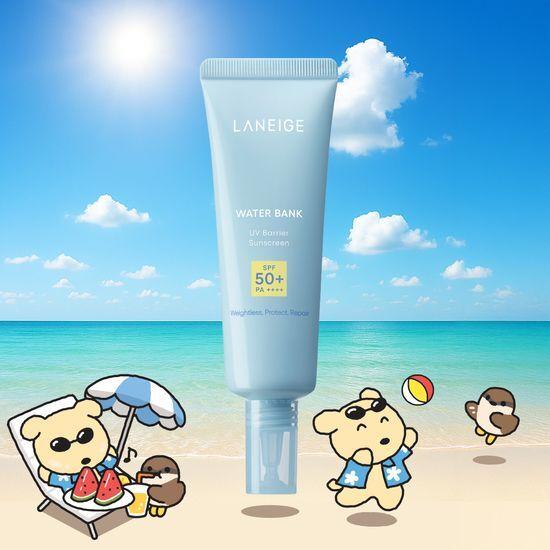 LANEIGE Water Bank UV Barrier Sunscreen 50ml Promotion (+ Kamja Smart Talk)
