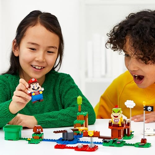 Игрушки LEGO Super Mario: LEGO(р) Марио(TM) Приключение Начинается ~ Стартовый Набор, Рождественский Подарок для Мальчиков и Девочек, Фигурки Марио, Игры, Игрушки, Обучающие To