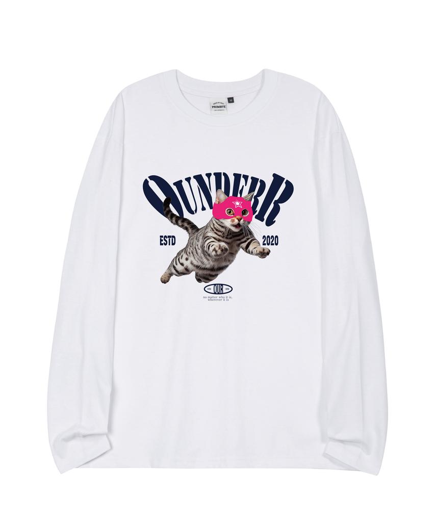 OUNDERR Jump Cat Oversized Long Sleeve 4 Colors