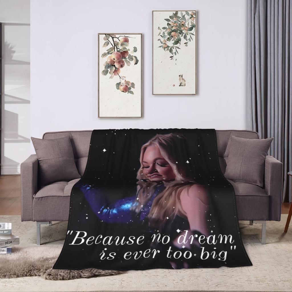 S-Freyas Skye British Singer Soft Blanket  Students Plush Bedding Throws Aesthetic Couch Bed Flannel Bedspread Sofa Bed Cover