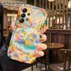 Phone case: 2D flat, suitable for Samsung Galaxy A34 A35 M05 M06 S20 S22 S21 FE Plus 5G protective cases, rainbow swim ring beach, perfect Christmas a