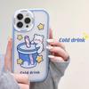 Защитный чехол Zhitai Cartoon Big Eyes для iPhone 14/15Plus