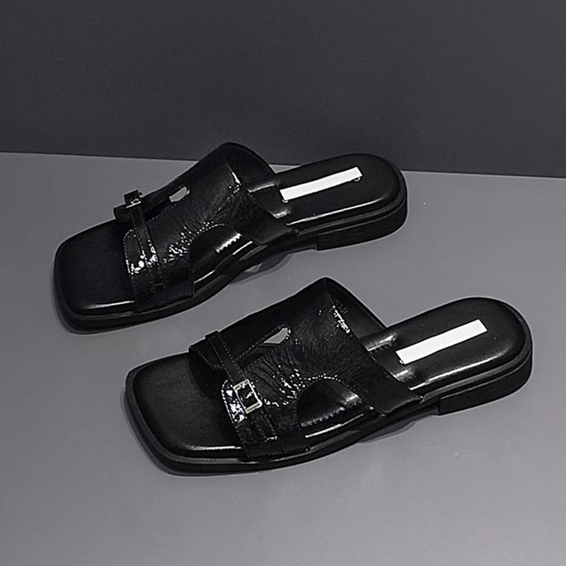 Модные женские тапочки, балетки, повседневная обувь, уютные летние женские сандалии 2025, модные шлепанцы, новые сабо, брендовые Sandalias De Mujer