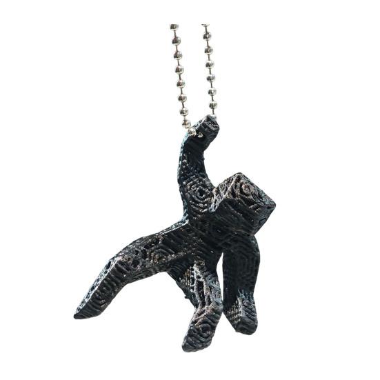 Keychain Pendant with Bead Chain 3D-Printed Xenon Rock Loki Hand-Sculpted Grace Doll Pendant Rescue Plan Bag Pendant