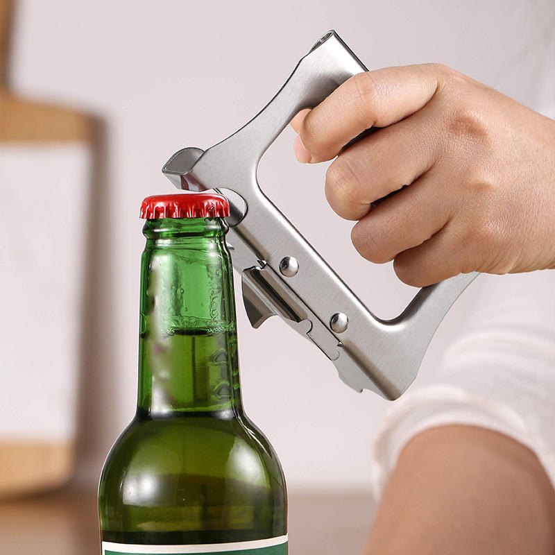 Открывалка для бутылок Креативность Многофункциональные портативные открывалки для пивных банок из нержавеющей стали Гаджеты для бара Кухонные принадлежности