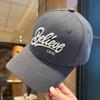 Fashion Hat Korean version three-dimensional embroidery letter Believe baseball cap men's and women's hard top stylish versatile cap
