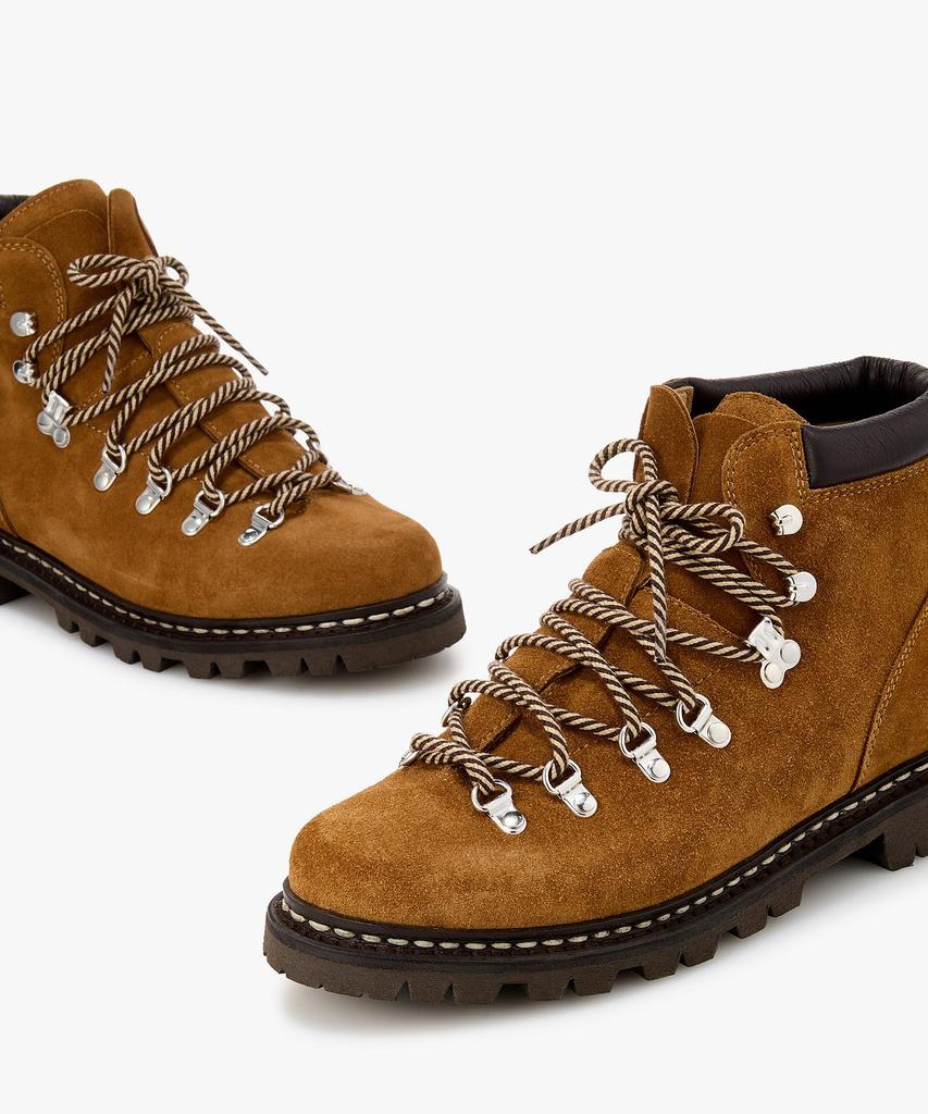Мужские ботинки Avoriaz из замши [Paraboot] Цвет: Верблюжий 4715318304