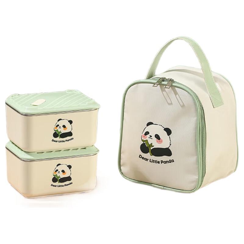 Red Par 304 Stainless Steel Lunch Box Set