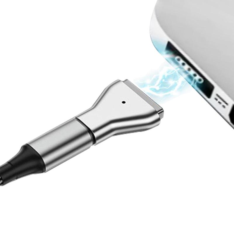 Адаптер Pd типа C, гнездовой для совместимости с Magsafe2, конвертер с Т-образной головкой из цинкового сплава, совместимый