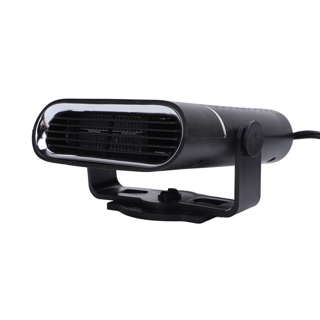 Портативный автомобильный обогреватель Высокая мощность Портативный многофункциональный автомобильный обогреватель для размораживания лобового стекла Черный 24 В