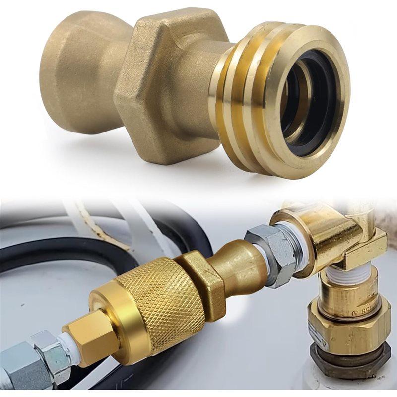 Premium-For LPG Forklifts Compatible RE7141M Propane Tank Connector, Male Connection Fitting Adapter Valve