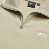 Fila Серия Гольф Простая Модная Спортивная Удобная Футболка-поло с коротким рукавом Женские топы Пшенично-бежевый A11W615105FBG