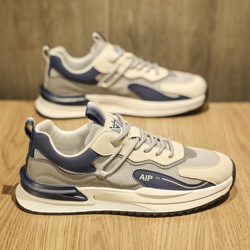 Fashion Innovate Men's Shoes Summer Mesh Breathbale Casual Sneakers Tennis Shoe Outdoor Anti-slip Damping Running Shoes  Sale