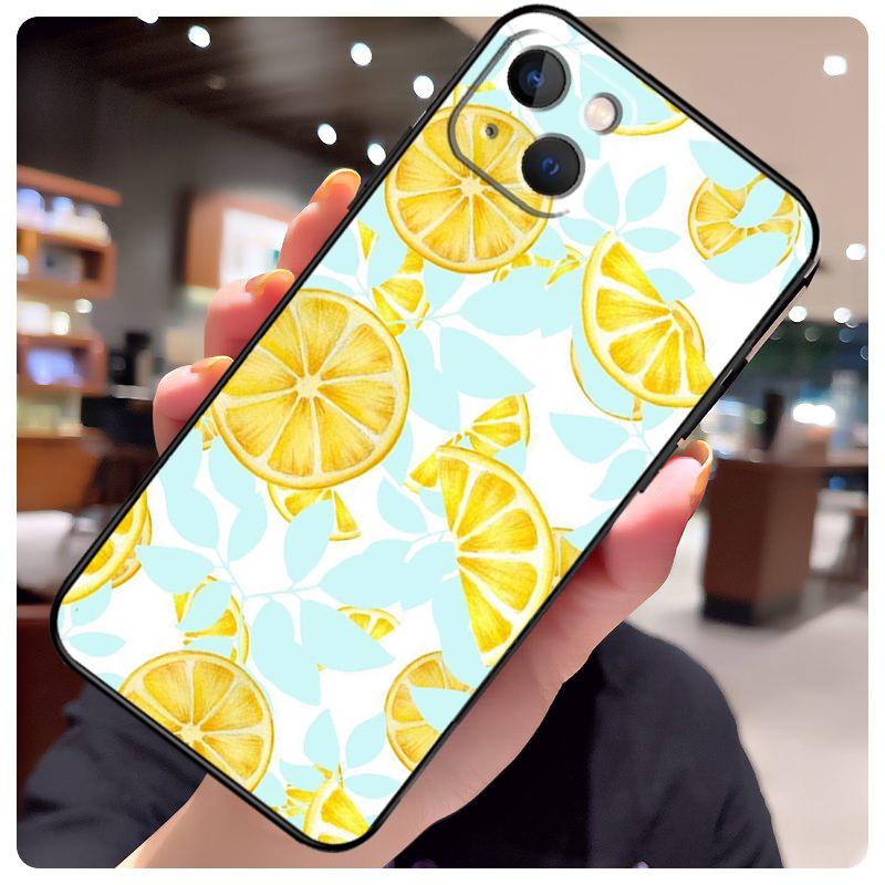 Фруктовый чехол Лимон для iPhone 16 Pro Max 14 13 12 11 15 17 Pro Max mini 15 16 Plus 16e 17 Air Чехол для телефона