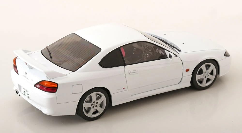 SOLIDO 1/18 Nissan Silvia S15 SPEC-R Aero 1999 Aspen White SOLIDO Silvia Miniature Car
