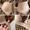 Front Closure Bra For Women Sexy Solid Bras Underwire Push Up Brassiere Seamless Thin Cup Female Lingerie