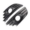 Pair of Front Bumper Fog Light Grille Trim Black Color Fits for Citroen C4 20042008