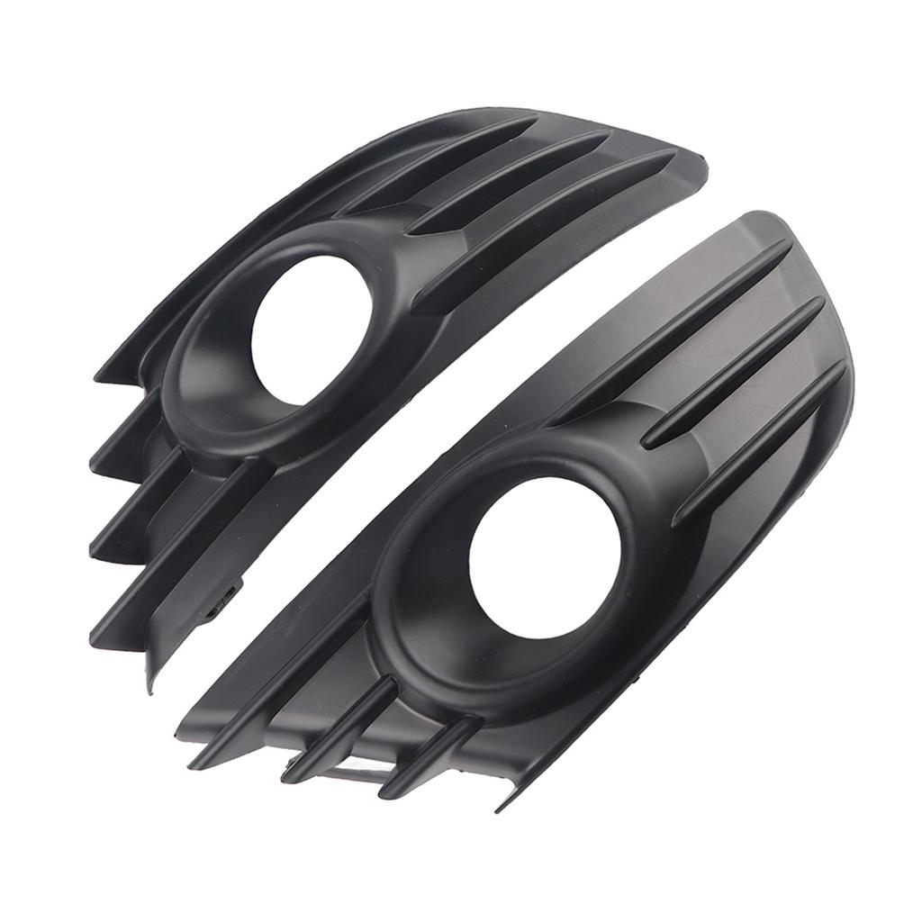 Pair of Front Bumper Fog Light Grille Trim Black Color Fits for Citroen C4 20042008