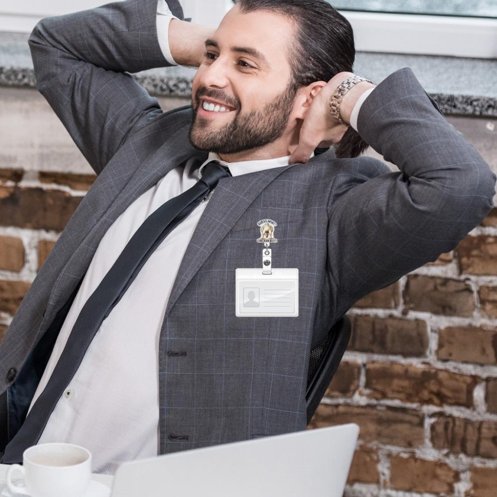 Забавный клип для бейджа с енотом, держатель для бейджа-рулетки для медсестры, врача, офисного работника, декор для ID-карты