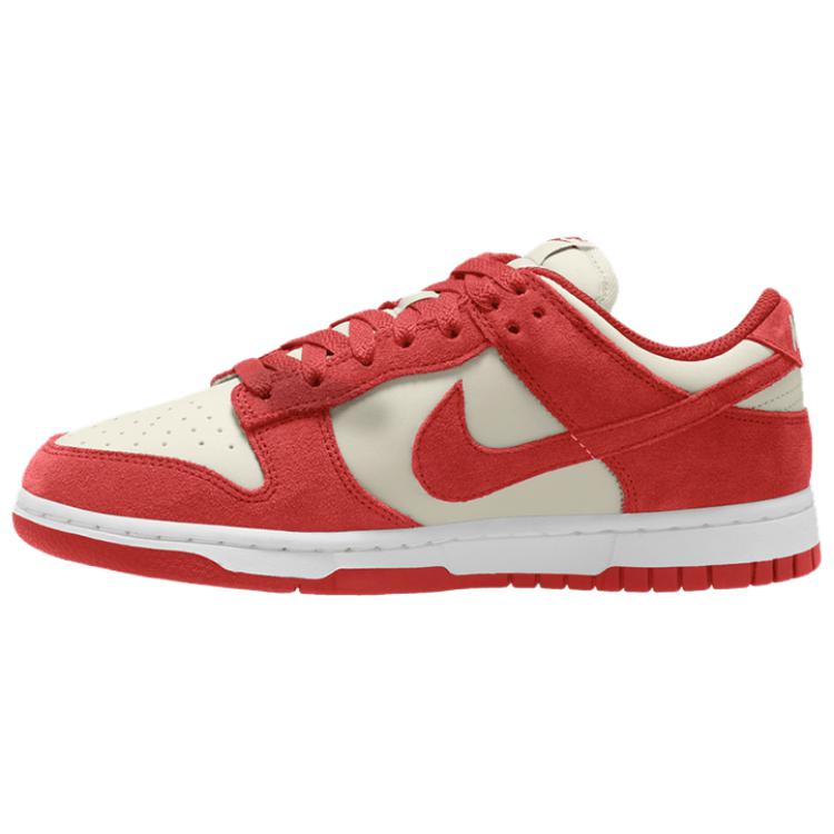 Nike Кроссовки Dunk Low Skateboard Shoes Женские Красный Бежевый IO4244-103