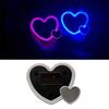 Солнечные Автомобильные Светодиодные Неоновые Огни Лампа на Окно в Форме Сердца Декор Салона Автомобиля Для Автомобилей Грузовиков Ночная Атмосфера