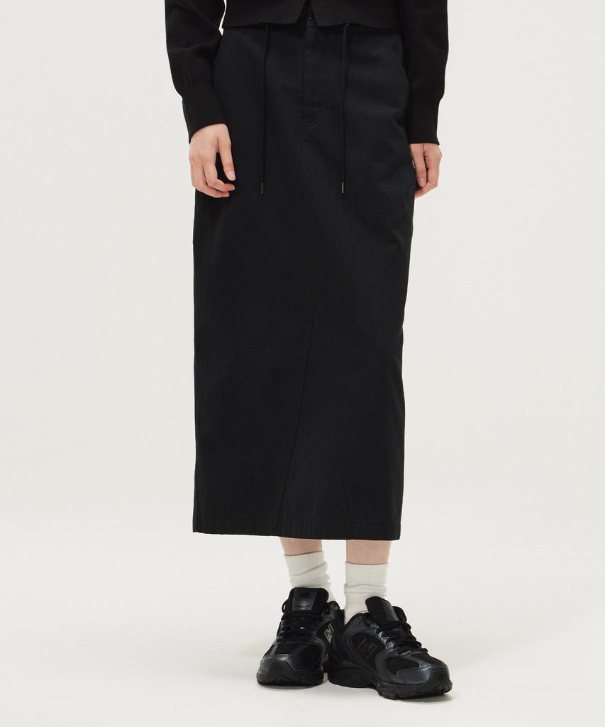 Lee String Midi Skirt Black